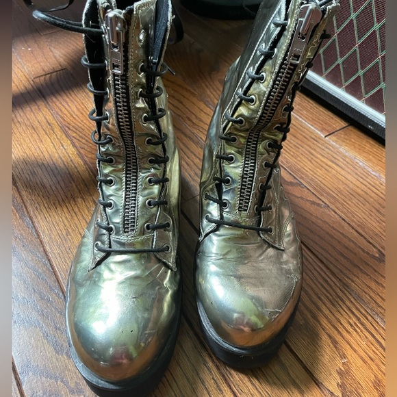 Forfex x Opening Ceremony silver platform boots - Picture 5 of 11